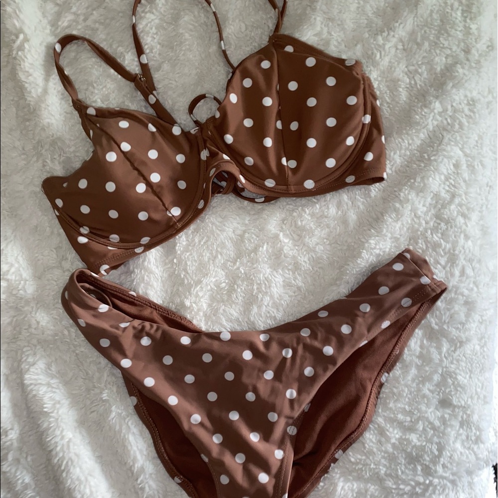 polka dot bikini set